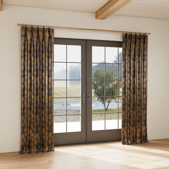 Custom curtain in Chrysanthemum