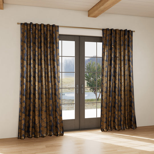 Custom curtain in Chrysanthemum
