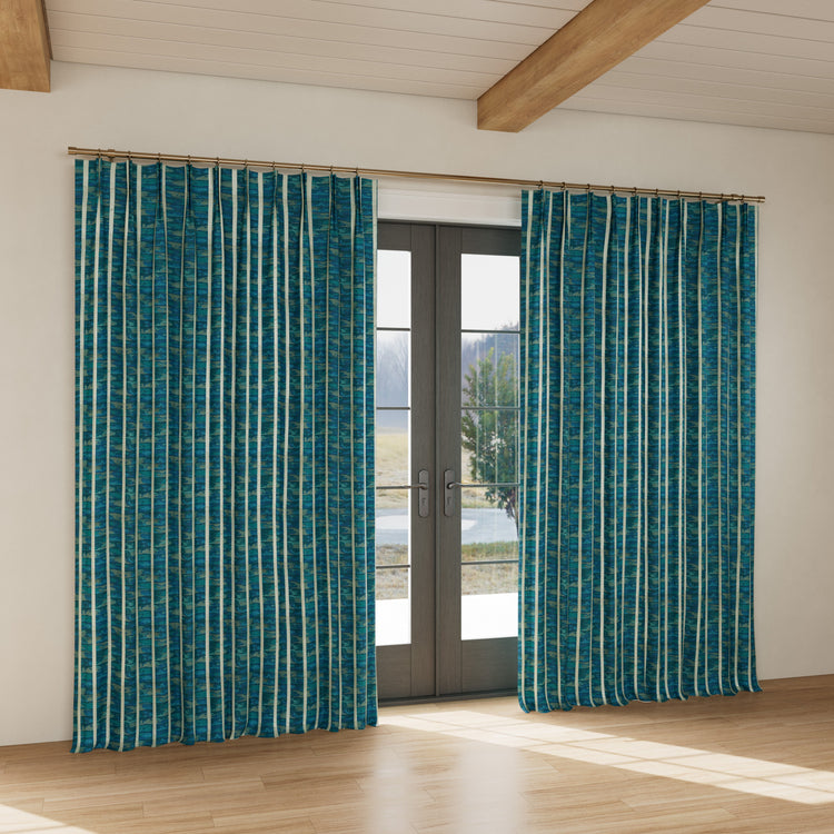 Custom curtain in Egyptian Faience