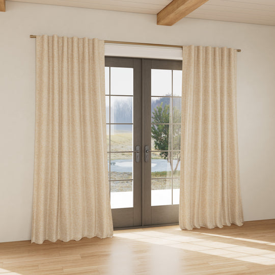 Custom curtain in Glacier Ecru