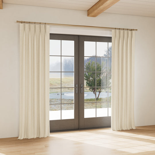 Custom curtain in Hollywood Ecru
