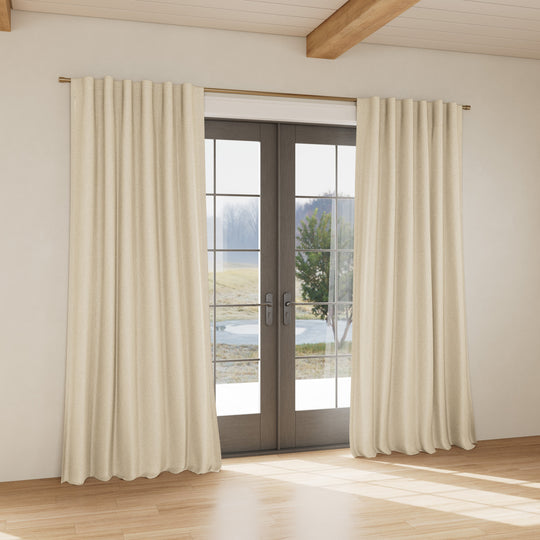 Custom curtain in Hollywood Ecru