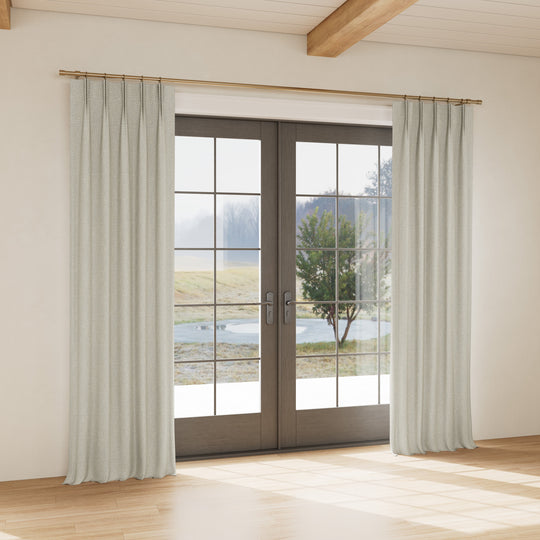 Custom curtain in Hollywood Silver
