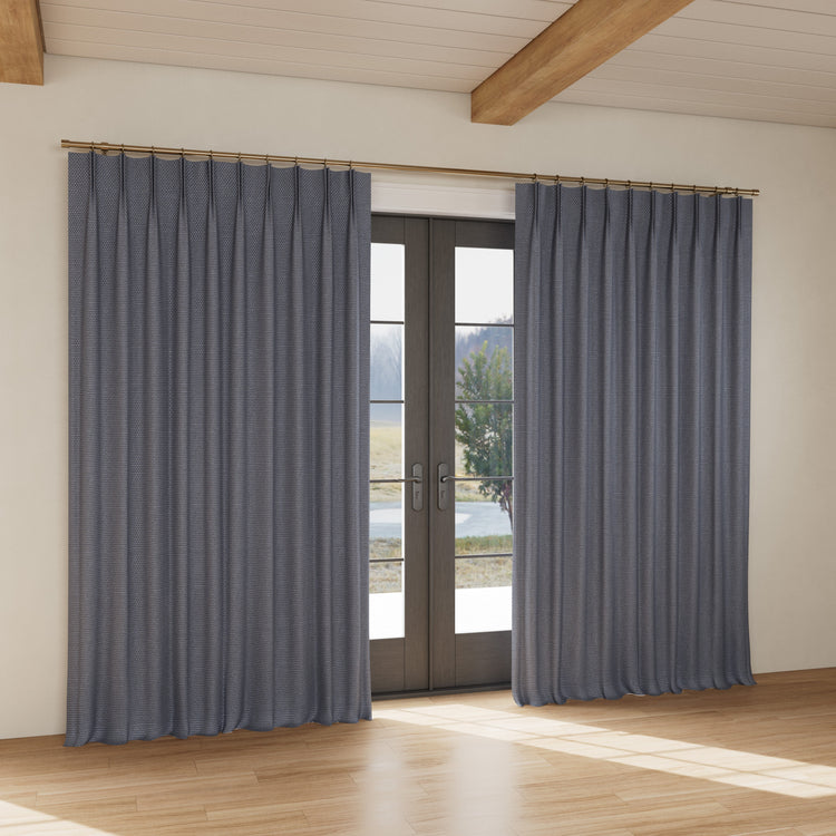 Custom curtain in Hollywood Steel