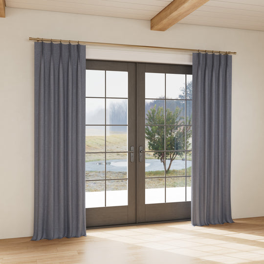 Custom curtain in Hollywood Steel