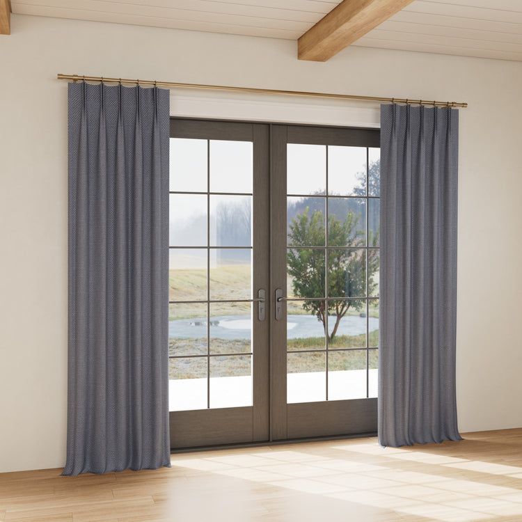 Custom curtain in Hollywood Steel