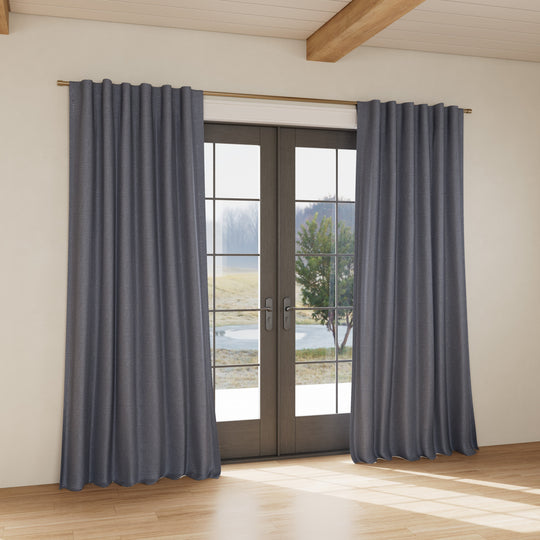 Custom curtain in Hollywood Steel