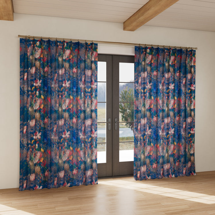 Custom curtain in Ibiza Navy