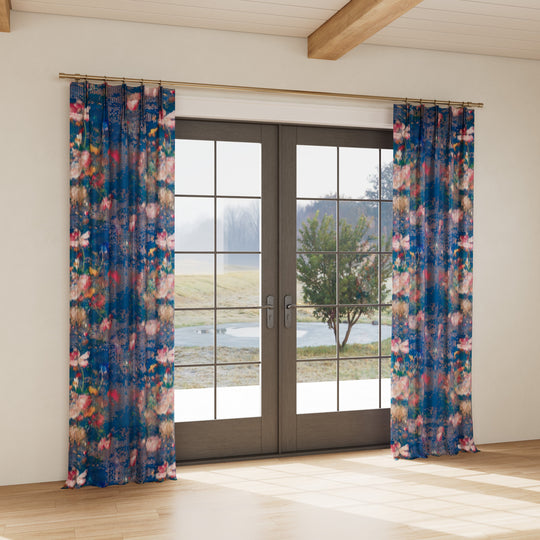 Custom curtain in Ibiza Navy