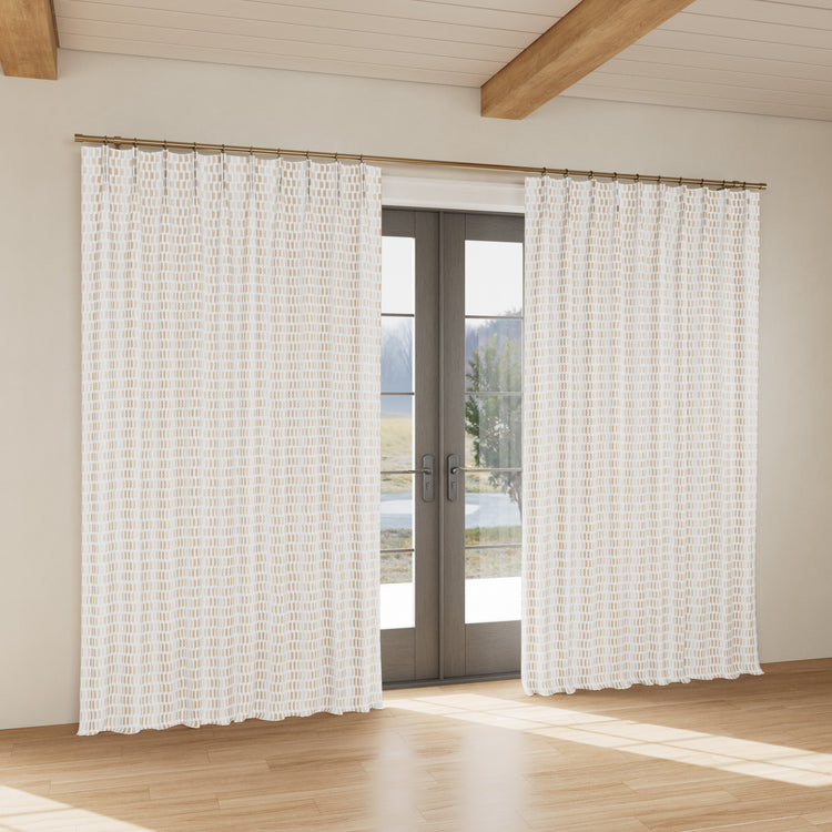 Custom curtain in Ingot Palladium
