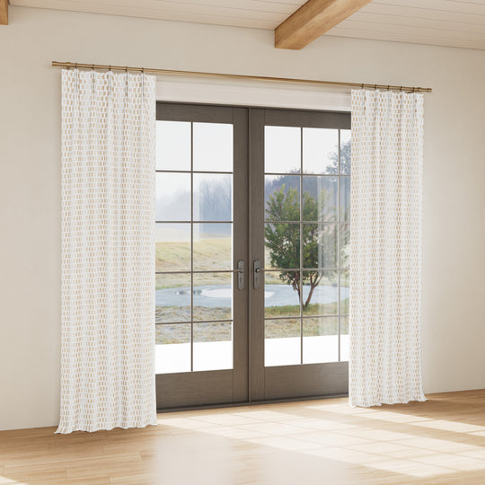 Custom curtain in Ingot Palladium