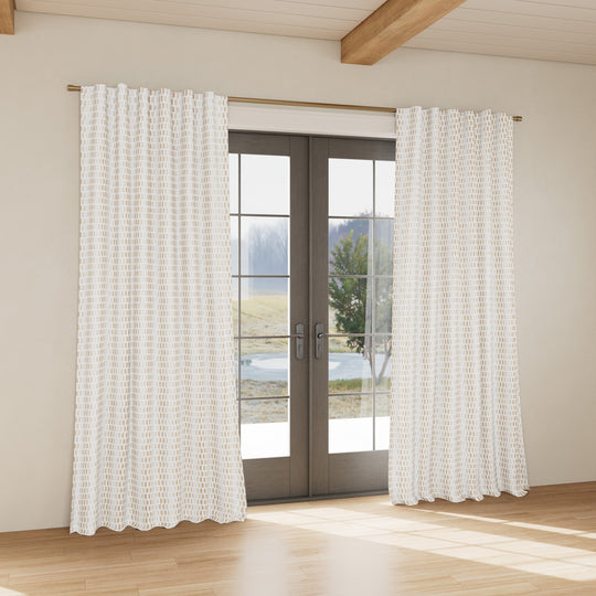 Custom curtain in Ingot Palladium