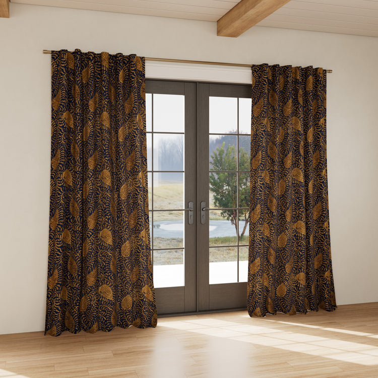Custom curtain in Kinrande 