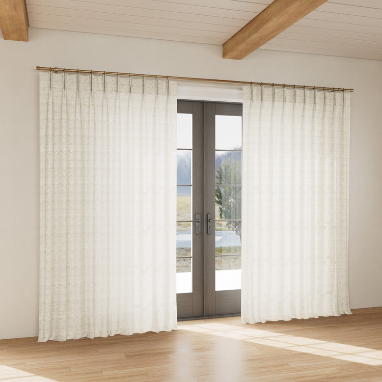 Custom curtain in La Sirene Powder
