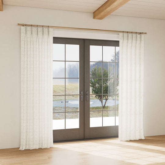Custom curtain in La Sirene Powder