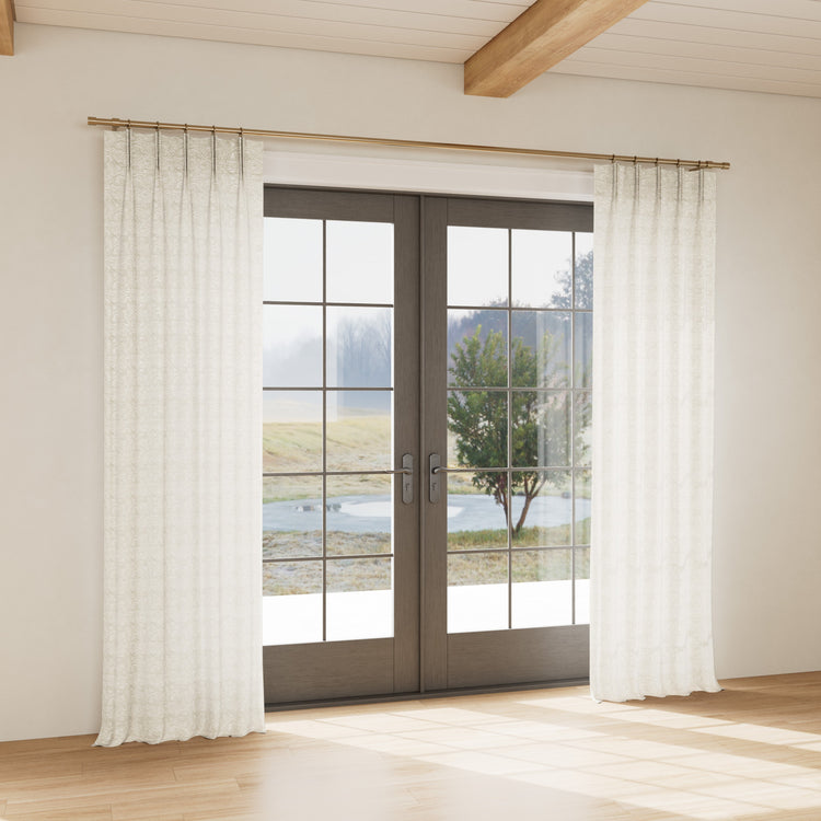 Custom curtain in La Sirene Powder