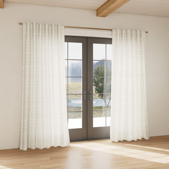 Custom curtain in La Sirene Powder