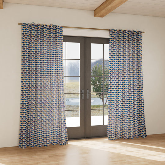 Custom Curtain in Maiolica