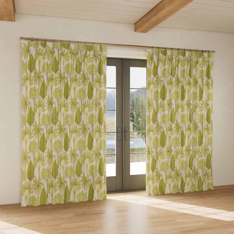 Custom curtain in Majorelle