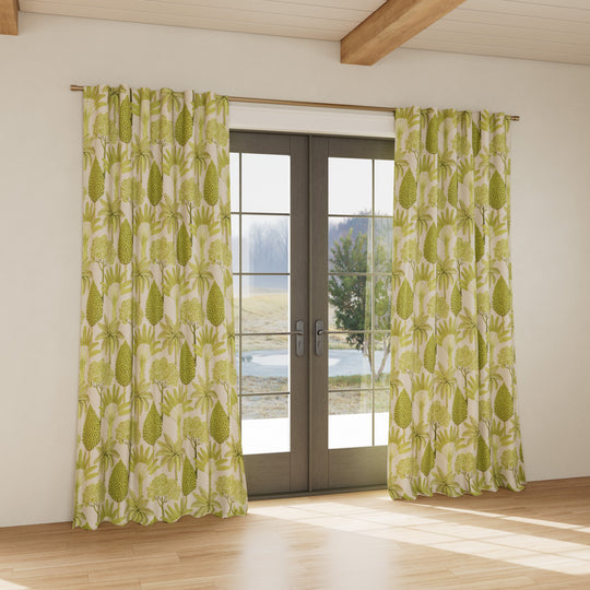 Custom curtain in Majorelle