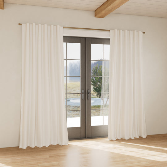 Custom curtain in Strata