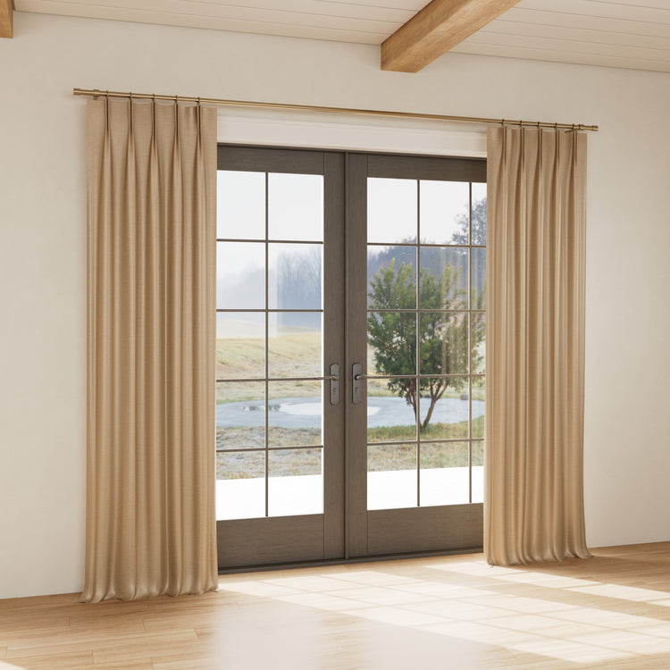 Custom Curtain Stria Bronze