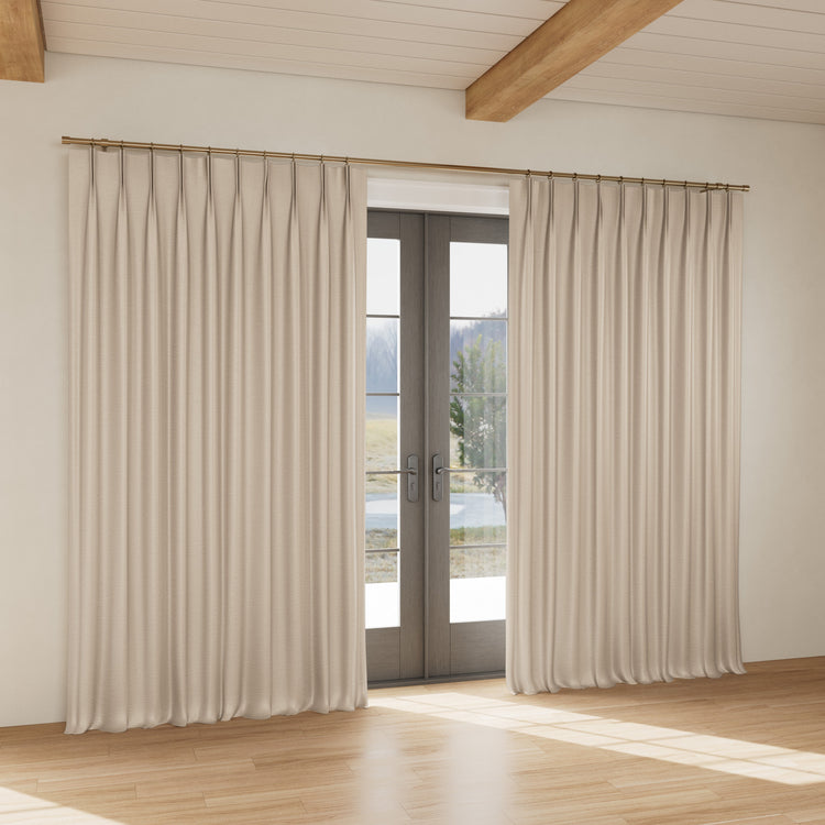 Custom Curtain Stria Pumice