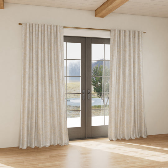 Custom curtain in Terrazzo