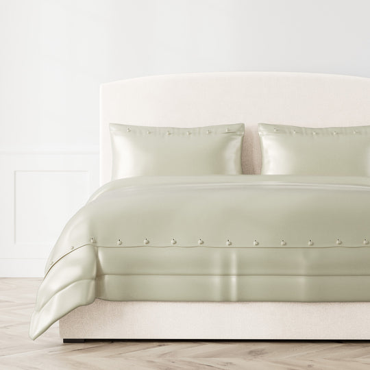 Charmeuse Duvet in Frost - SSDVCHQ-FRO