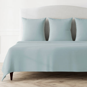 Great Hall Coverlet Set - Aqua