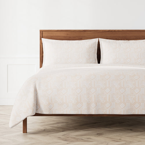 Sashiko Duvet Set - Sand