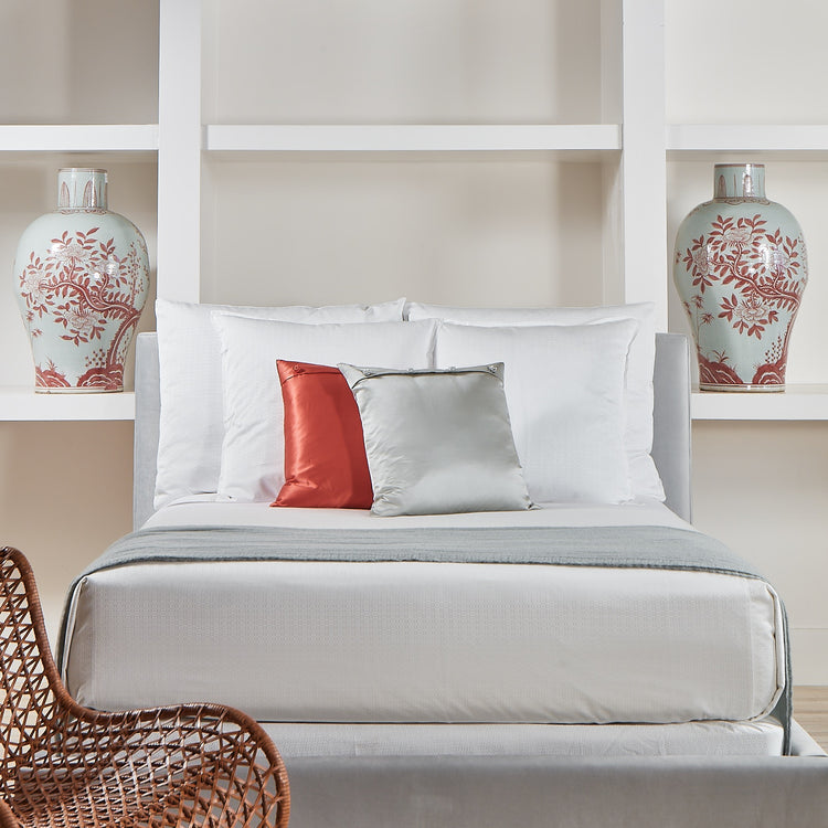 Charmeuse Sham With French Knots - SHCHE-SIL SHCHE-POP