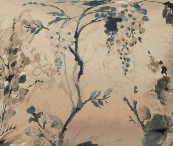 Custom Curtain Jardin Fleur